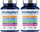 Imunity - Advanced Imunity Defense, 6-v-1 Výkonná zmes vitamínu C, vitamín D3, zinok, plody, Cesnaková cibuľa, Echinacea - 2 balenia - podporuje celkové zdravie