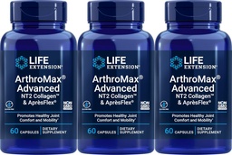Life Extension ArtroMax Advanced s NT2 Collagen & ApresFlex, 60 kapsúl (Pack of 3)
