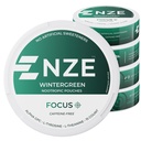NZE kofeín bez nootropných pouchov (Wintergreen) - nootropné pouchy s Alpha GPC, L-tyrozín a L-teanín - bez cukru alebo umelého sladidla - 15 pouchov na plechovku - 5 balení