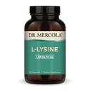 Dr. Mercola L-lyzín, 90 kapsúl 1500 mg L-lyzín, non-GMO, bez lepku, bez sóje