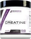 Cutler Nutrition Pure Creatin monohydrát - 5g na porciu 50 porcií - Premium svalového Builder zvyšuje silu výkon a zotavenie - Nechutí pre jednoduché miešanie