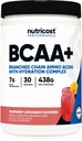 Nutricost BCAA + hydratačný prášok (Raspberry Lemonade) 30 Slúži - Aminokyseliny s rozvetveným reťazcom s hydratačným komplexom - bez lepku, bez GMO