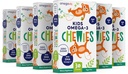 Omega 3 Gummy - Ultra vysoká DHA Chewable Gel Gummy - pre deti podporuje zdravie mozgu a očí - bez cukru prírodné ovocné príchute - Deti Omega 3 Rybí olej Gumies (6 balenie)