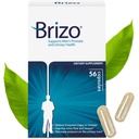 Brizo Prostate zdravotné doplnky pre mužov - Bylinné kapsule pre Muži Zdravie močových ciest - Znížiť časté močenie - 1 mesiac dodávky