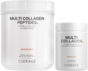 Codeage Multi Collagen Protein Capsules & Multi Collagen Protein Powder Bundle 