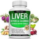 Pečeň Cleanse Detox & Repair Formula Pečeň Detox Supplement 