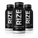 RIZE Hydration & Detox Wellness Shot – Liver Health & Antioxidant Support with DHM, NAC, Milk Thistle & B Vitamins | Herbal Hydration Blend for Energy & Daily Wellness (3 Pack)
