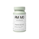 Amy Myers MD Vitamín D3/K2 10 000 IU Kapsule - Denné vitamínové doplnky pre kosti, Immune & Hormone Health Support - Zdravá myseľ a pomoc pri relaxácii - 30 kapsúl
