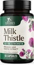 Milk Thitle Extract 1000mg - Pečeň čistí Detox & Repair Formula s púpavovým extraktom - Bylinné pečeňové doplnky - Prírodné mlieko Thitle w/Silimarin Marianum, podporuje zdravie pečene - 60 Kapsule