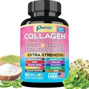Collagen Peptides Types I, II, III, V & X, MCG Biotin, Keratin, Hyaluronic Acid, MSM, Zinc, Grape Seed Extract, Quercetin, Vitamin A, Vitamin C, Vitamin E, Magnesium, Folic Acid (270 Capsules)