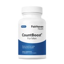 Fairhaven Health CountBoost pre mužov Optimálny počet a objem mužskej plodnosti Supplement - Pre-Conception Nutrition pre neho - s Ashwagandha, Vitamín C, a CoQ10-60 Kapsule