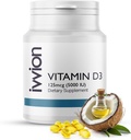 Certified Conservative-Free Vitamín D3 5000 IU Softgels Kapsule - bezlepkové, non-GMO - Vitamín D doplnok Podpora pre zdravé kosti svalového a imunitného systému, Vyrobené vo Veľkej Británii, 365 Počet (1 rok dodávky)