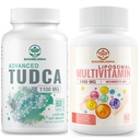 TUDCA Doplnky 1100mg a Lipozomálne 33-in-1 Multivitamínové doplnky, Doplnky s vysokou biologickou dostupnosťou,Comprehensive Support for Health (Pack of 2)