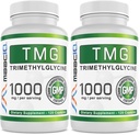 MAAC10 TMG 1000MG NSF Certified Supplement | Trimethylglycine or Betaine Anhydrous | Methylation, Homocysteine and Liver Support (120 Capsules) (Pack of 2)