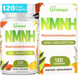 Sublingválne NMNH 500mg (Dihydronikotínamid mononukleotid) (120 Servings, NMNH 500mg per Serving) NAD doplnok k vyššej úrovne NAD ako sme veku, pre anti-Aging, Energia, imunita, Focus - 120 Počet