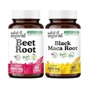 Wild & Organic Beet Root 60 Capsules & Black Maca Root 60 Capsules