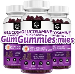 Glukozamín Chondroitín Gummies s MSM & Elderberry 