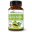 Green Papaya Fruit Extract Kapsule - Organic Papaya Enzymes with Prebiotics and Probiotics od Digestive Health - Super Digestive Enzymes, Immune Support- 60 Kapsule, Made in The USA