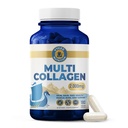 Vykee Nutrition Multi Collagen Capsules with Biotin + Hyaluronic Acid - Hair, Skin & Nail Support - Non-GMO, Gluten Free Dietary Supplement - 180 Capsules
