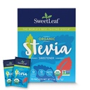 SweetLeaf Organic Stevia Powder Pakets - Zero Calorie Sweedener s extraktom Stevia Leaf, žiadne umelé sladidlo Doplnková látka, bez cukru, Keto Friendly, Non GMO, Gluten Free - 70 paketov (Pack of 1)