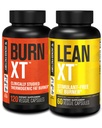 Jacked Factory Burn-XT Klinicky študoval spaľovač tukov a chudnutie doplnok - chuť k jedlu Potlačovač & Energy Booster (120 Kapsule) a Lean-XT kofeín bez tuku horák (60 Kapsule)