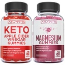 60 Keto Apple Cider Ocot Gumies Advanced Weight Loss + 60 Magnézium Gumies Formualed with 770 MG Magnézium Citrate.