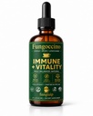 Fungoccino Mushroom Coffee Booster Drops — Lion’s Mane, Reishi & Chaga Liquid Extract — Organic Mushroom Tincture — 2 oz