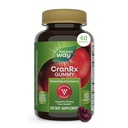 Nature's Way CranRx Cranberry Gummy, Urinary Tract Health Support*, 100% celý brusnicový ovocný koncentrát s D-manóza, vitamín C, 50 Gumies (Backaging May Vary)
