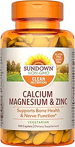 Sundown kalcium Magnézium Zinok, 100 Caplets