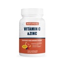 Vitamín C 1000 mg s Zinkom, ružové boky a Citrus Bioflavonoidy, Imunitná podpora Supplement Antioxidanty Ochrana, 120 Kapsule