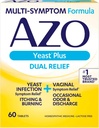 AZO kvasinka Plus Dual Relief Tablets, kvasinková infekcia a vaginálna úľava od symptómov, zmierňuje vaginálne svrbenie a pálenie, počet 60