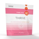 Thrive Premium Collagen Powder Drink - Pink Lemonade - Type I and III Collagen, Hyaluronic Acid, Biotin, Vitamin C (16 Stick Packets, Pink Lemonade Infused Caffeine)