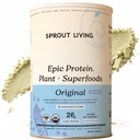 Sprout Living Plant Based Protein & Superfoods Powder, Original, Unflavred 