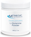 Metabolická údržba L-Glutamine Powder 1000mg, Aminokyseliny Supplement, Easy Drink Mix, podporuje Gut zdravie a zotavenie pre ženy a mužov 