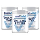 Research Verified® Collagen Powder - Hydrolyzed Marine Collagen Peptides - Unflavored - Skin Hydration and Elasticity, Muscle Recovery, Non GMO - 30 Scoops Per Container - 3 Month Supply