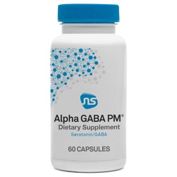NeuroScience GABA PM Pokojná spánková pomôcka pre dospelých - 400mg L Theanine Supplement with 5 HTP for Brain Support & Magnézium for Sleep - Soothe an Overactive Mind & Racing Thoughts (60 Kapsule)