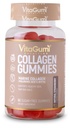 Collagen Gummies | 500mg Type I Marine Collagen, Hyaluronic Acid, Biotin, Vitamin C & Zinc | Supports Healthy Skin, Hair & Nails | 60 Sugar-Free Vegan Gummies | Strawberry Flavour
