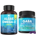 GABA doplnok +Vegan Omega-3 Algae olej