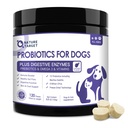 NATURE TARGET Probiotiká pre psy, 6 miliárd mrazené Sušené pes Probiotiká s prebiotikami a enzýmami, vitamíny, Omega 3, pre trávenie a zdravie vnútorností, Svrbenie úľava, zníženie hnačky, 120 Bites