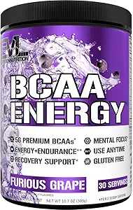 EVL BCAA Aminokyseliny prášok - Rehydratačné BCAA Powder Post Cvičenie zotavenie nápoj s prírodným kofeínom - BCAA Energy Pre Cvičenie Powder for Muscle Recovery Lean Growth and Endurance - Green Apple