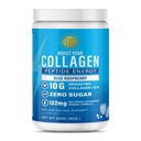 Peptide Energy Collagen Powder Hair, Nail, Skin, Type I & III,Caffeine for Energy, Vitamin C, Biotin, Hyaluronic Acid, Zero Sugar – 8.92 oz (Blue Raspberry)