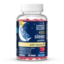 Momy's Bliss Kids Sleep Melatonin Gummy, Non Habit-Forming bez umelých farieb, Chute alebo želatína - Vek 3 Roky+ - Jahodová chuť - 100 Sleep Gummies