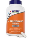 L-Glutamine 500mg 300 Veg Capsules - Non-GMO Supplement - Vegan Lglutamine Caps