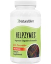 NaturalSlim Digestive Enzymes for Women & Men - Helpzymes Essential Enzymes for Digestion, Gut Health, Gas Bloating Relief with Bhomelain, Ox Bile, Pankreaten. Betaín HCL - 100 kapsúl Solo