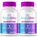 RevitaGlow Capsules, Official Revita Glow Supplement Pills for Natural Healthy Glowing Skin, Supports Hydration, Smooth Texture Skin Maximum Strength Advanced Formula RevitaGlow Reviews (2 Pack)