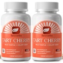 B BEWORTHS Tart Cherry Capsules for Natural Uric Acid Flush & Joint Support | Tart Cherry 10:1 Extract Supplement with Celery Seed, Milk Thistle, Dandelion for Liver & Uric Acid Support, 3rd Party Tested