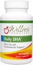 Wellness Resources Daily DHA - Highest Potency & Phytogene DHA Fish Oil vo forme TG (90 kapsúl)