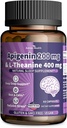 400mg L- Theanine with 200mg Apigenin Supplement for Sleep-Natural Relaxation & Stres Relief - Gluten Free,Non-GMO, Zero Fillers - Made in USA 60 Veggie Capsules