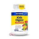 Enzymedica Kids Digest, Žuvacie tráviace enzýmy, prírodné ovocie Punch chuť, 60 Slúži