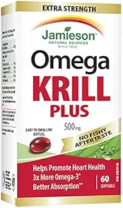 Jamieson Extra sila Krill Plus, 60 softgels